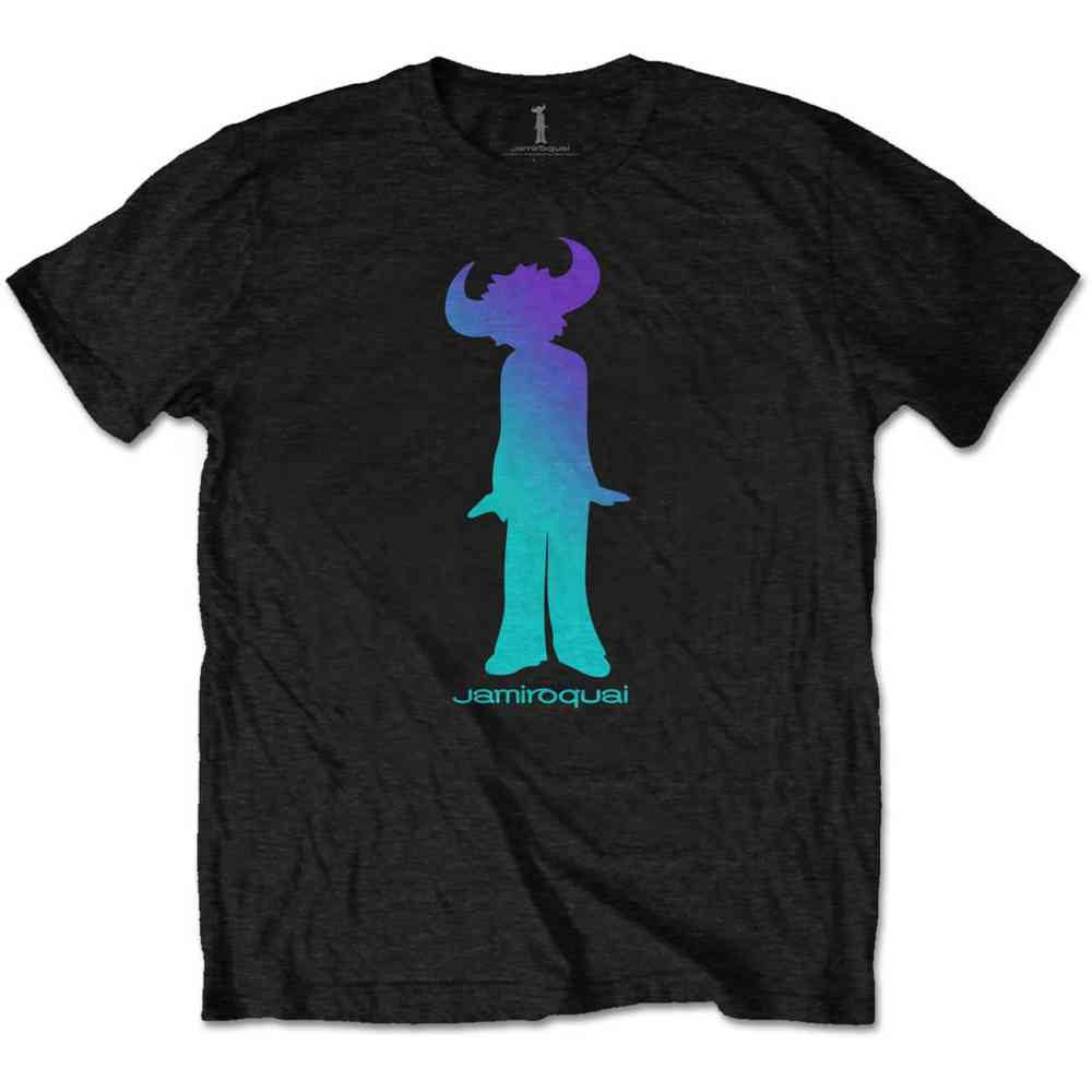 Jamiroquai - Buffalo Gradient Heren Tshirt - Zwart